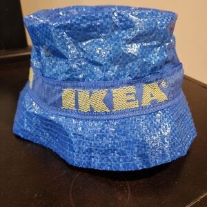 Ikea Bucket Hat Made Of recycled Bags OS Blue And Yellow